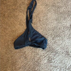 Women's Blue Halter Bikini Top